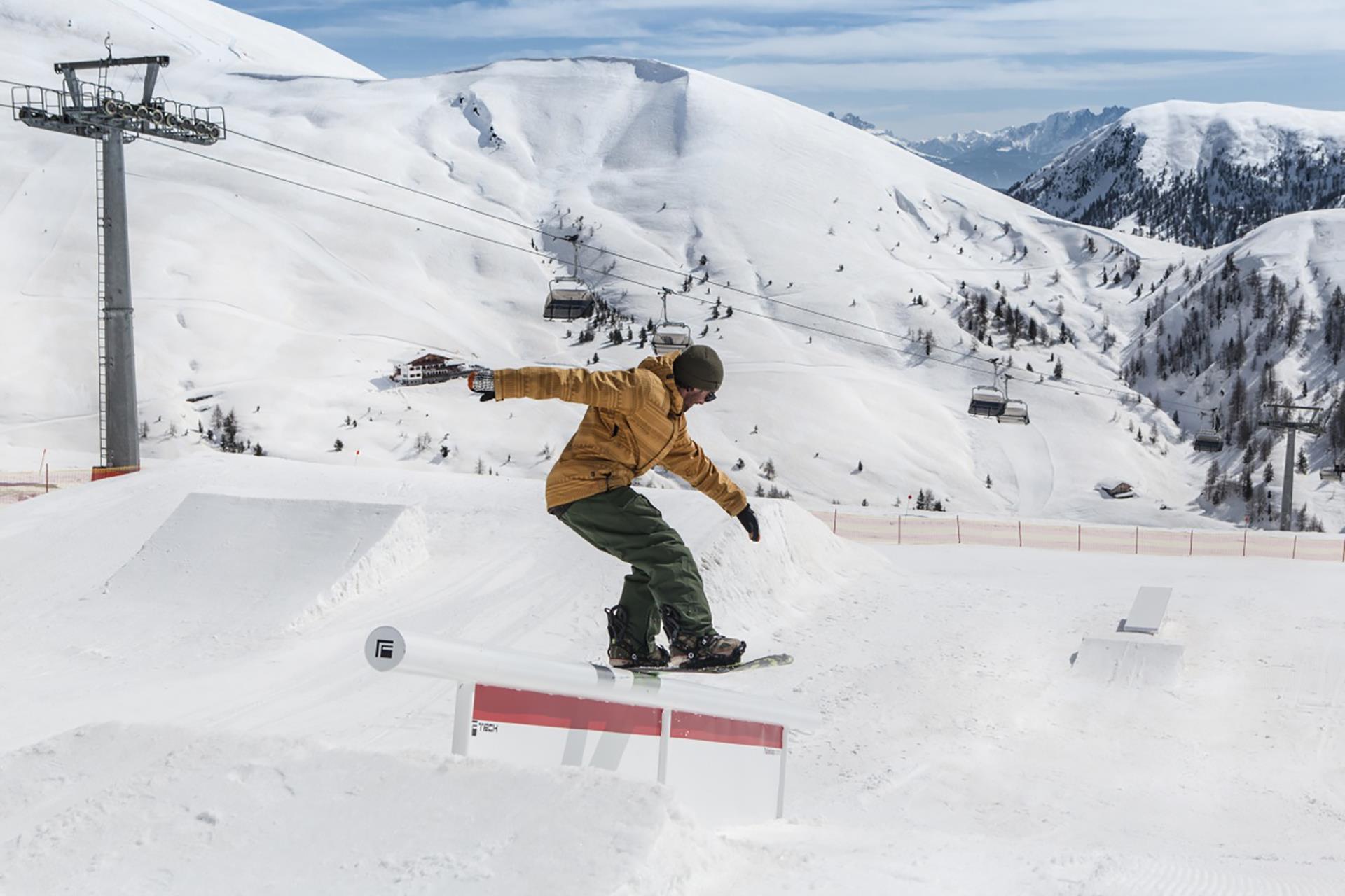 Spaß und Action im Snowpark Meran 2000