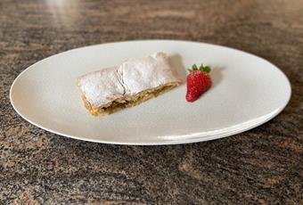 Apfelstrudel mit Mürbteig