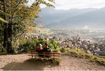 Break with a view of Merano