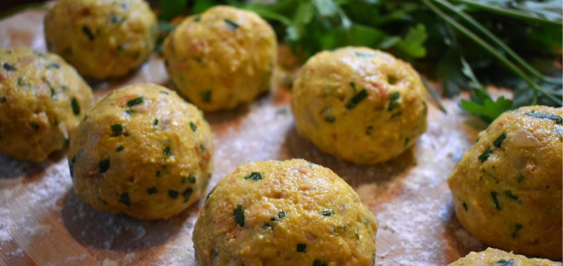 Pumpkin Dumplings with Sage Butter and Parmesan