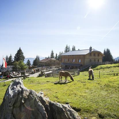 Mountain hut trekking on the Merano High Mountain Trail