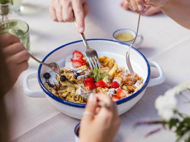 Once a poor man's food, today a beloved classic: Kaiserschmarrn.