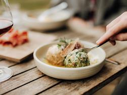 Relaxing with pleasure