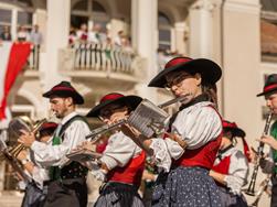 The traditional grand parade