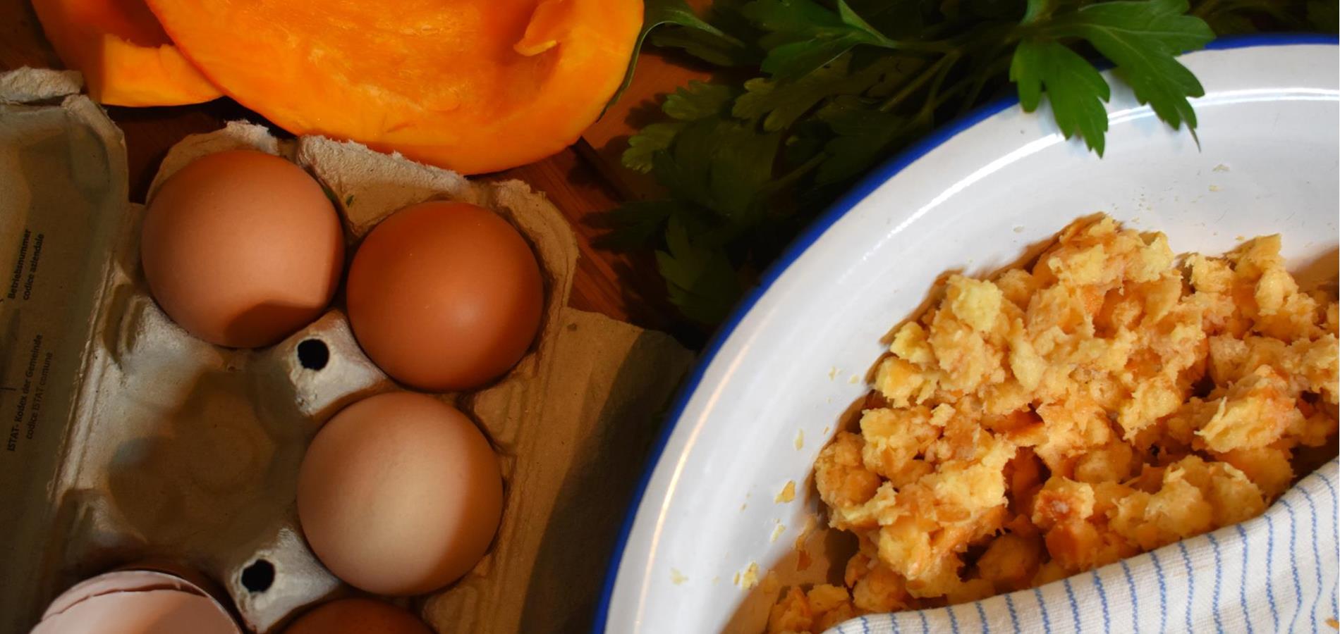 Pumpkin Dumplings with Sage Butter and Parmesan