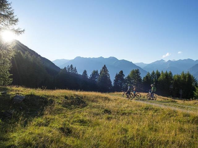 In bicicletta sul Monte Tramontana di Naturno
