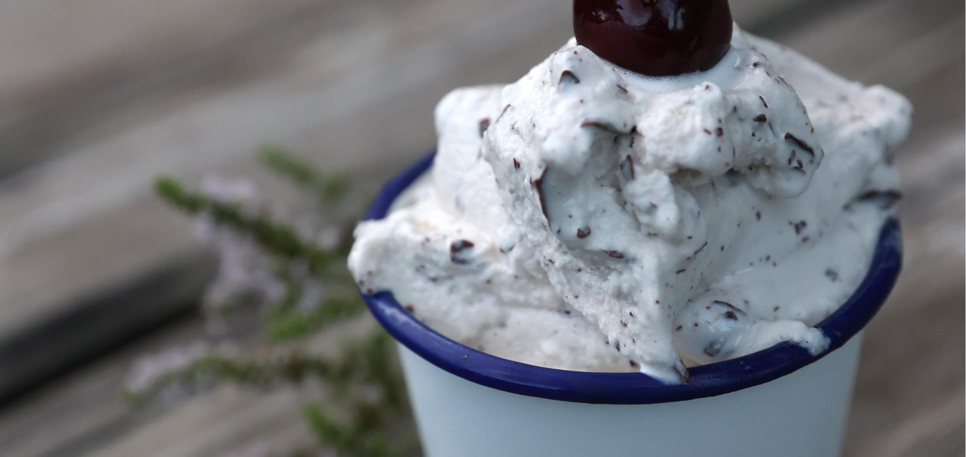 Homemade Stracciatella Ice Cream