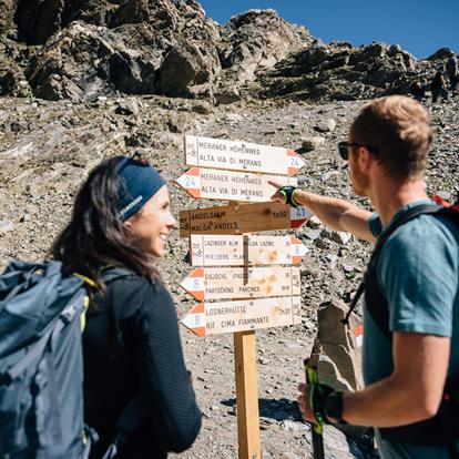 Der Meraner Höhenweg im Passeiertal