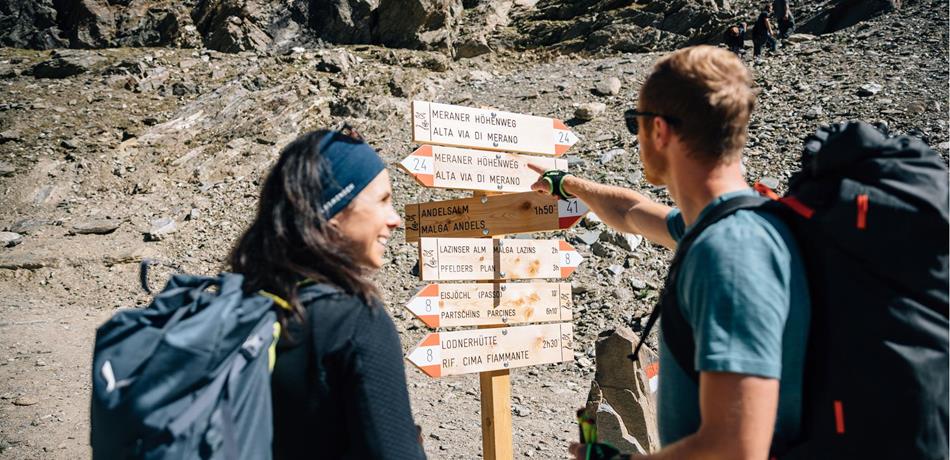 Der Meraner Höhenweg im Passeiertal