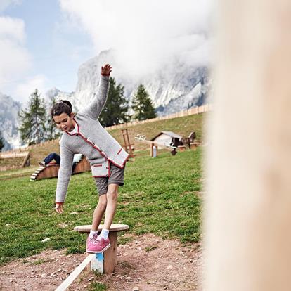 La slackline al Outdoor Kids Camp Merano 2000