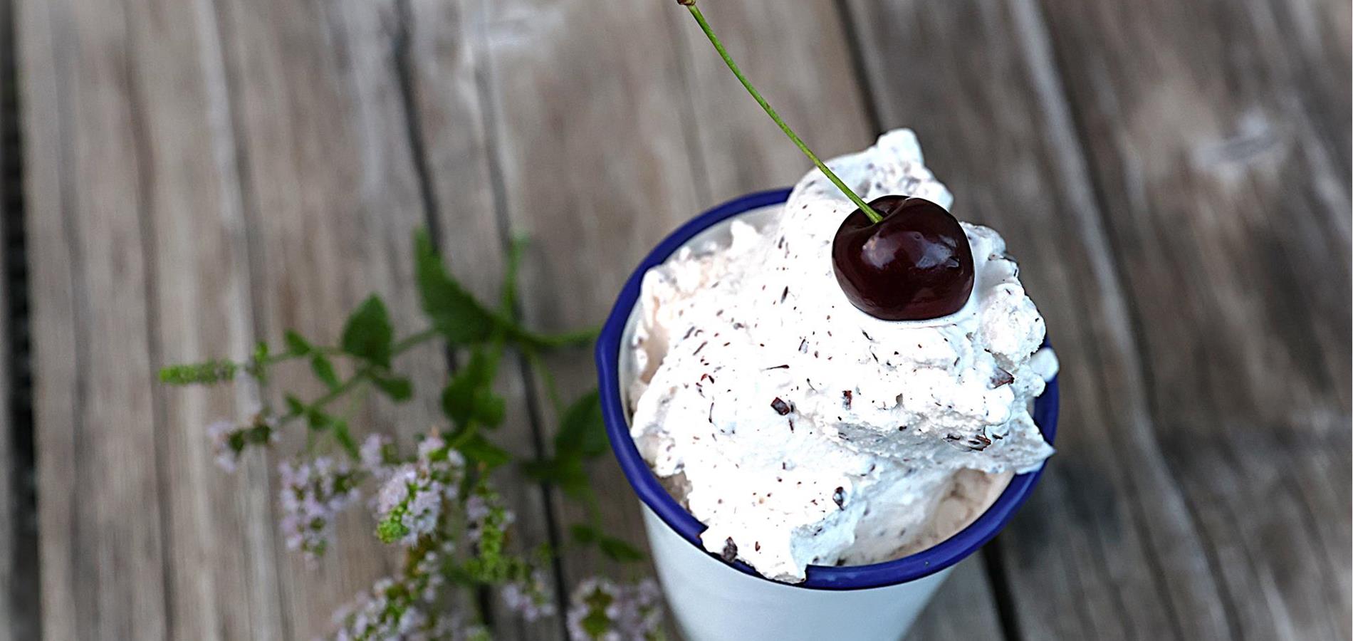 Homemade Stracciatella Ice Cream