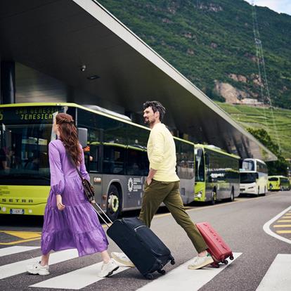 Arrivare a Lana in autobus