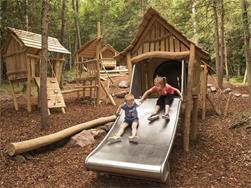 Playground in the forest