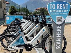 E-bike sharing Terme Merano