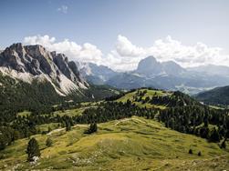 Hiking tour at in the Dolomites and the Puez National Parc