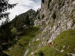 Via ferrata Heini Holzer Ifinger - access from Merano 2000