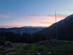 Tour all'alba sull' Alta via di Merano, Hohe Wiege - Rifugio Nasereit - Cascata di Parcines