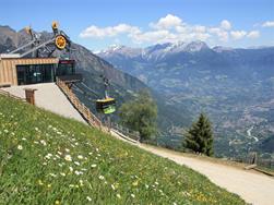 Sentiero per Terrainkur n° 2 - Stazione a monte funivia Texel – rifugio Nasereit – stazione a monte funivia Texelbahn