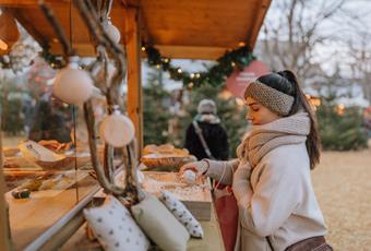 Christmas shopping in Lana