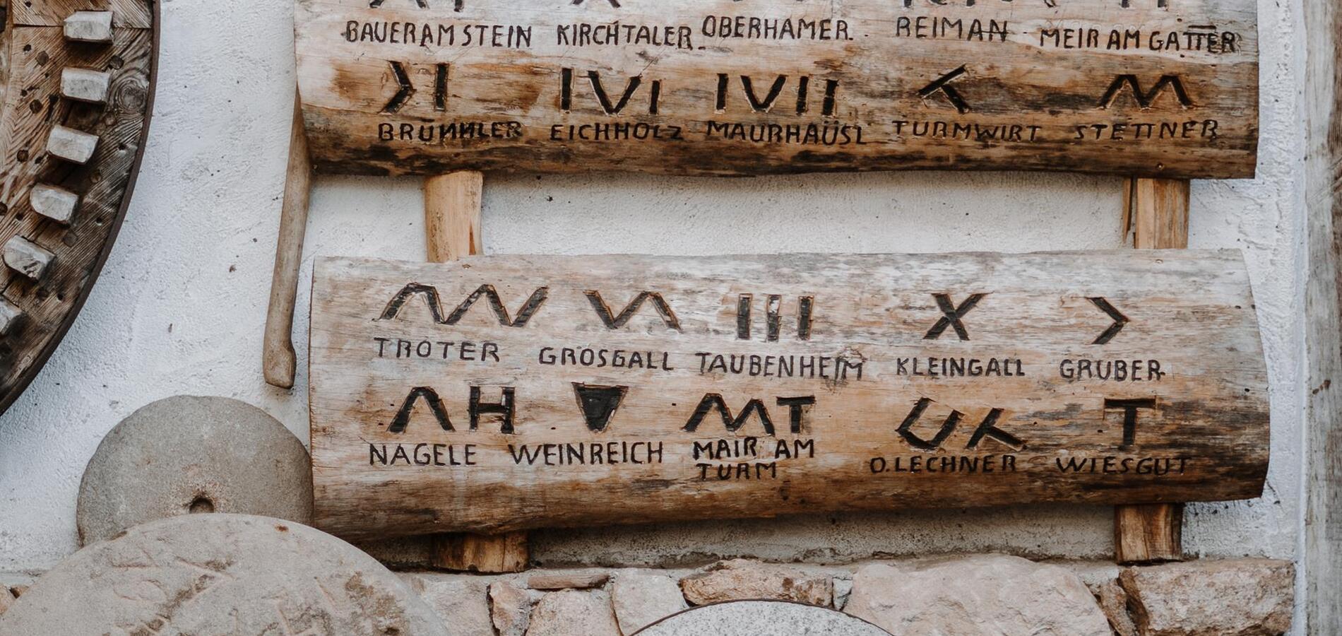 Found the wood brand marks of Foiana