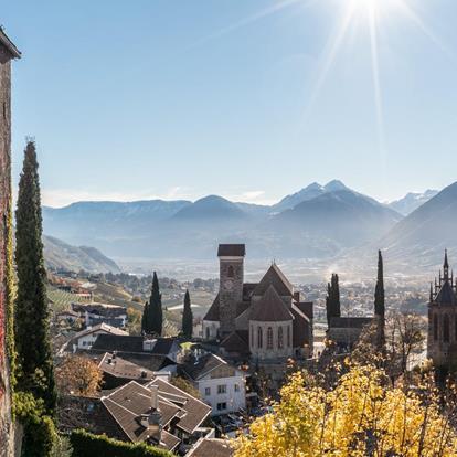 Ganzjährig mildes Klima in Schenna in Südtirol